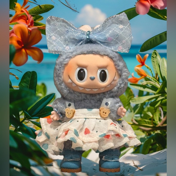 🌸POP MART LABUBU MACARON Sea Salt Coconut and Mini Birky Set🌸 - Picture 10 of 11